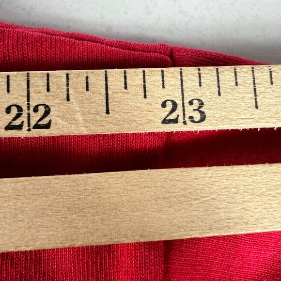 VTG 90s Texas Rebel Rousers Mania Square Dancer Shirt Extra Large Red Faded Tee - Picture 11 of 11